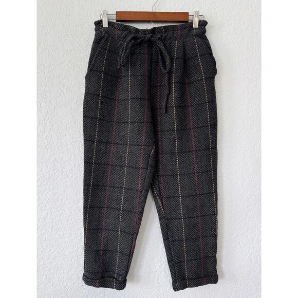 HYFVE Gray Plaid Tweed Pants Size Small - Picture 1 of 7